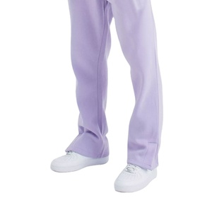 Chándal de lana con pantalón acampanado de lavado ácido informal de alta calidad, de algodón 100% cuello con capucha, nuevo diseño, venta al por mayor, temporada de invierno - Product Image 2