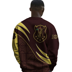 Iota phi theta Greek Life APPAREL เสื้อสเวตเตอร์ถักลาย1963, เสื้อกันหนาวอะคริลิคแบบสวมหัวเสื้อผ้าแนวกรีกสำหรับฤดูหนาว - Product Image 5
