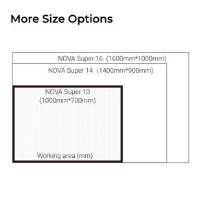 AEON <span class=keywords><strong>NOVA</strong></span> Super16 Versátil 30W/60W CO2 Cortador Láser Grabador Madera Piedra Papel Goma MDF Acrílico Cuero AI LAS DXF DST PLT - Product Image 6