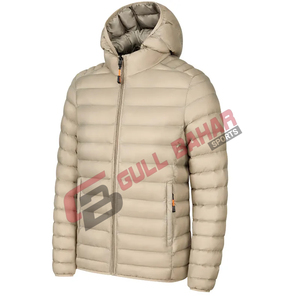 Chaqueta Acolchada con Capucha, Ligera e Impermeable, con Cuello Alto y Logotipo Personalizado 2026, para Hombre, de Alta Calidad, Impresión OEM, Venta al Por Mayor, Estilo Urbano - Product Image 3