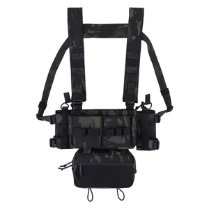 Best quality custom logo Chest Rig Hunting Vest <b>Bag</b> with Functional Extension <b>Storage</b> for Pouch Tactical Chest Rig - Product Image 4