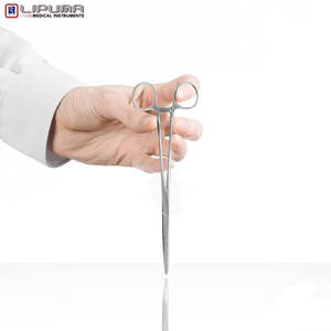 Instrumento de acero inoxidable de grado quirúrgico recto Premium de 9 pulgadas, pinzas Kelly manuales, pinzas de bloqueo para aplicaciones médicas - Product Image 3