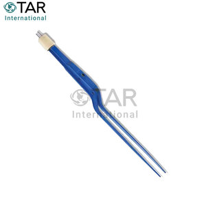 Pinzas bipolares antiadherentes de bayoneta resistente, pinzas para cirugía eléctrica, instrumentos médicos alemanes de acero inoxidable, punta de electrodo PK - Product Image 6