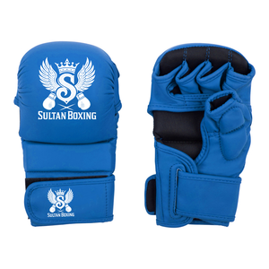 Guantes de cuero de boxeo MMA Sparring Shooter con precios razonables de logotipo personalizado guantes de artes marciales MMA - Product Image 4