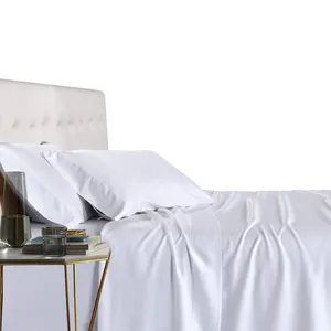100% 면 만든 편안하고 세련된 실크 침대 시트 컬렉션 맞춤형 디자인 저렴한 가격