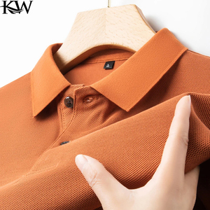 Camiseta Deportiva de Manga Corta para Hombre, Estilo Polo, Elástica, Ajustada, para Correr, Fitness, Verano - Product Image 4