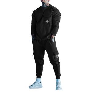 Ensemble de survêtements 2 pièces pour hommes Vêtements de fitness Vêtements de jogging Tenue d'entraînement Équipement de course Tenue de gym Performance - Product Image 2
