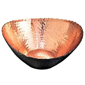 Tazón de cobre ligero pero duradero diseñado para un fácil manejo y comodidad para servir alimentos todos los días - Product Image 1