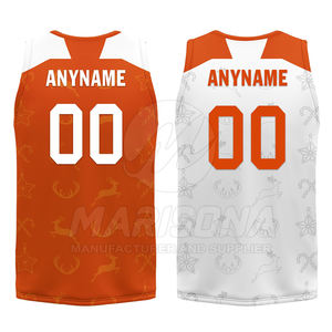 Uniforme de Baloncesto Reversible de Estilo Único Hecho a Medida, Color Sólido, Fabricación en Fábrica - Product Image 5