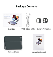 Nouvelles couleurs de rétroéclairage, pavé tactile précis, couvercle de caméra coulissant, clavier sans fil ultra fin compatible USB-C pour iPad
