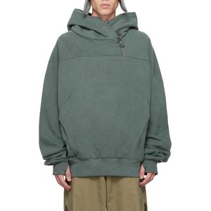 Sudaderas con capucha de lavado ácido de peso pesado para hombre personalizadas, sudaderas en blanco vintage de talla grande 460GSM 500GSM para adultos para invierno - Product Image 2