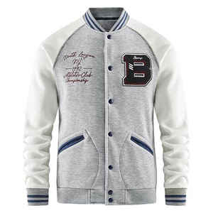 Veste universitaire universitaire de haute qualité sur mesure pour hommes nouveauté veste en cuir adulte broderie en gros conception personnalisée - Product Image 1