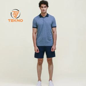 เสื้อโปโลผู้ชายเสื้อกอล์ฟเสื้อโปโลแขนสั้นสำหรับผู้ชายเสื้อกอล์ฟขายส่งใหม่คุณภาพสูงโลโก้ตามสั่ง - Product Image 2