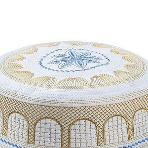 Venta caliente 2024 Sombreros musulmanes islámicos para regalos de Eid y Ramadán Mejor fabrica Proveedor Sombreros de oración musulmanes islámicos Precio barato - Product Image 4