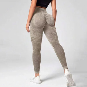 Wholesale Best Selling <b>Women</b> Seamless Shorts Leggings 100% Cotton Scrunch Yoga Pants Fitness Sports Gym <b>Tights</b> Workout Leggings - Product Image 6