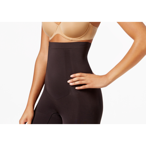 Shorts da donna Oncore a vita alta neri, lunghezza media coscia, taglia M, in tessuto jersey, senza cuciture - Product Image 6