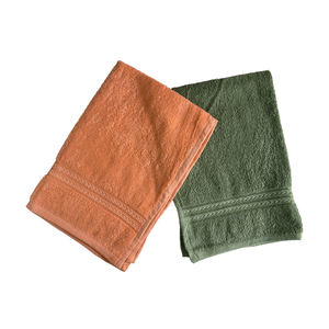 Personalización posible para toallas de baño de mano sólidas teñidas lisas de polialgodón 100% de secado rápido y Súper suaves de calidad superior - Product Image 1