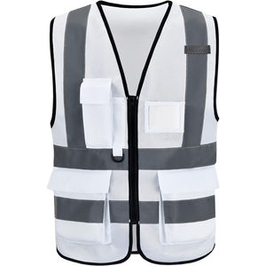 <b>Reflective</b> Safety Reflector Jacket Safety Wear High Resistant Customizable Logo High Visibility <b>Reflective</b> Safety <b>Vest</b> - Product Image 6