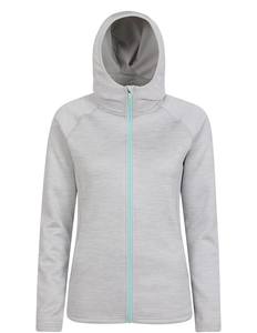 เสื้อฮู้ดระบายอากาศคุณภาพสูงสำหรับผู้หญิงเสื้อฮู้ดแขนยาวมีซิปเต็มรูปแบบโลโก้ตามสั่ง - Product Image 3