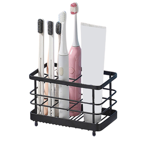 ที่ใส่แปรงสีฟันติดผนังแบบทนทานใหม่ที่เก็บแปรงสีฟันโลโก้ตามสั่งสำหรับการถือแปรงหลายแบบ - Product Image 3