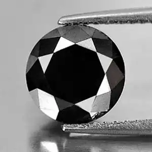 热卖天然黑色圆形钻石批发价格宽松黑色钻石首饰