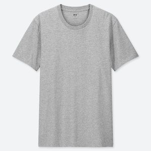 Camiseta de poliéster y algodón de talla grande para hombre, Camiseta de cuello redondo para hombre, camiseta transpirable de secado rápido de microfibra gris oscuro para hombre - Product Image 2