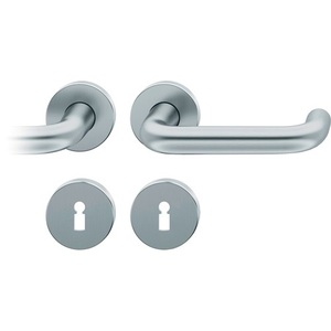 Juego de 12 tiradores y pomos de acero inoxidable para muebles, diseño minimalista, roseta en forma de U, BB DIN Izquierda/Derecha D/D FSB para gabinetes - Product Image 1