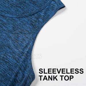 Camiseta sin mangas de gran tamaño del último diseño del servicio del OEM para los hombres Camiseta sin mangas de los hombres del precio bajo del fabricante profesional - Product Image 4