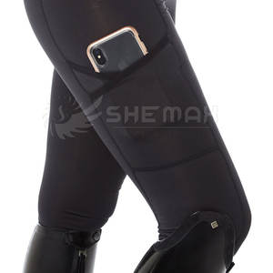 กางเกงรัดรูปเอวกลางสำหรับขี่ม้าเลกกิ้งสำหรับใส่สบาย - Product Image 3