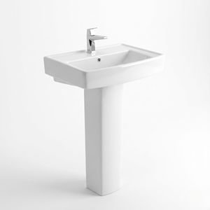 Modern Eco-Friendly Pedestal Sink <b>Set</b> for Hospital Villa Apartment Washrooms - Product Image 1