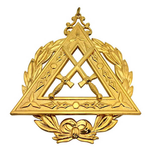 Bijoux religieux maçonniques du Rite écossais, bijou de secrétaire du 16e degré avec collier, bijoux maçonniques du degré, nouveau design - Product Image 5