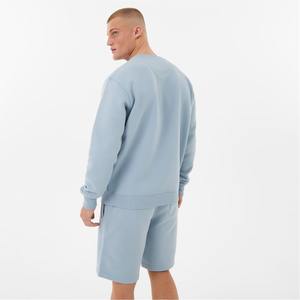 Ensemble de vêtements de sport de mode pour hommes, printemps, OEM, sweatshirts courts personnalisés, short de survêtement, tenue d'entraînement en tricot avec motif imprimé - Product Image 2