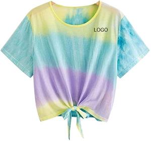 เสื้อยืดเอวลอยสำหรับผู้หญิงเสื้อยืดเอวลอยออกแบบได้ตามต้องการ - Product Image 3