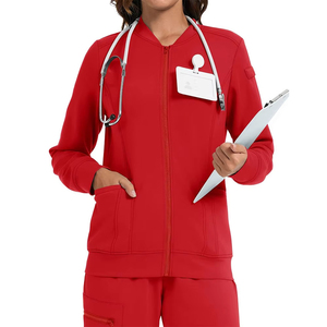 Chaquetas Médicas de Algodón y Elastano para Mujer, Uniformes de Enfermera, Uniformes de Hospital, Chaquetas de Uniforme para Mujer para Hospital - Product Image 3
