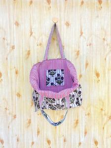 Jhola กระเป๋าผ้าคอตตอนเปิดปิดได้สำหรับผู้หญิงกระเป๋าสะพายไหล่สำหรับช้อปปิ้งแบบบล็อกพิมพ์ลายฮิปปี้ - Product Image 6