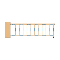 Barrière de circulation automatique AKE avec bras de clôture, reconnaissance faciale, code QR, anti-collision, en alliage d'aluminium, pour contrôle d'accès des véhicules