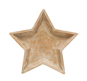 Bandeja de Madera para Frutas con Forma de Estrella, Bandeja Decorativa para Frutas y Velas para la Sala de Estar - Product Image 3