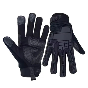 Guantes mecánicos de cuero de alta calidad Protector Impact Heavy Duty Leather Primal Series Visibilidad Guantes mecánicos de cuero - Product Image 1