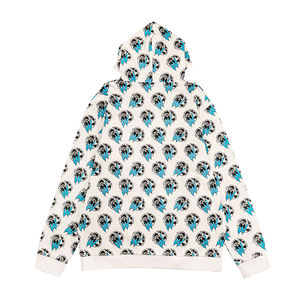 Sweat à capuche en molleton épais pour homme, coupe classique en coton, design OEM, logo personnalisé, hiver - Product Image 2