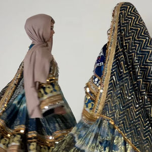 Nouveautés 2026 Robe longue en lin vintage à la mode, robe afghane kuchi, manches longues, tenue de soirée, maxi élégante - Product Image 6