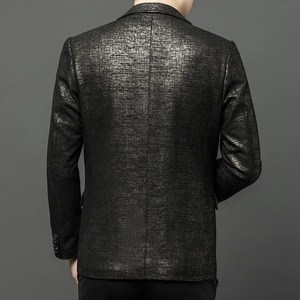 เสื้อแจ็คเก็ตหนังลำลองสำหรับผู้ชาย, เสื้อโค้ทหนังผ้าใบสำหรับฤดูหนาว - Product Image 3