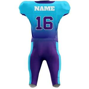 Maillot de football américain sur mesure grande taille, couleur unie, séchage rapide, respirant, manches courtes, anti-humidité, protection UV - Product Image 6