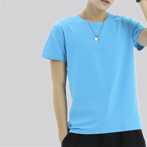 Unisex 180gsm 95% Cotton <b>5</b>% Spandex <b>T</b>-<b>Shirt</b> for <b>Men</b> Women Slim Fit Custom Printing & Embroidery OEM Logo Blank Plain <b>T</b>-<b>Shirt</b> - Product Image 6