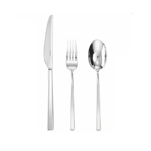 Juego de cubiertos de acero inoxidable con acabado plateado para cocina casera y utensilios de boda para uso en fiestas - Product Image 4