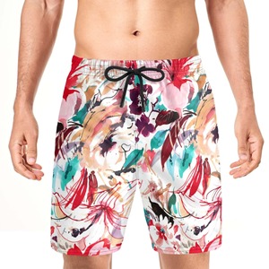 Shorts de bain, vêtements de bain, tissu à séchage rapide, caleçons de plage, taille élastique, léger, vêtements de surf et de natation - Product Image 3