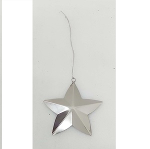 Ensemble d'étoiles en acier inoxydable découpées au laser de haute qualité, modernes et excellentes, décorations de Noël personnalisées à suspendre, miroir - Product Image 4