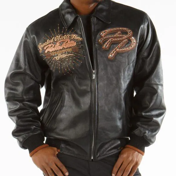 Jaket kulit untuk pria, jaket Bomber bertatah pengendara sepeda motor kulit warna hitam dan coklat sepanjang waktu