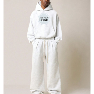 Tracksuit Street Style Hoodies Trouser 2025 Best Wholesale Hot Selling Custom Logo Men Flared <b>Track</b> suit - Product Image 3