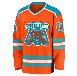 Jersey de Hockey sobre Hielo, 100% Poliéster, Impresión por Transferencia de Calor, Antibacteriano, Secado Rápido, Logotipo y Nombre del Equipo Personalizado (Posición Frontal) - Product Image 5