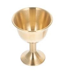 Classic Brass Wine Goblet Handmade Engraved Chalice Vintage Metal Cup Antique Style Drinking Glass Barware Wedding <b>Table</b> Decor - Product Image 1